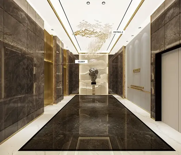 الرخام غير اللصق PVC/PET فيلم