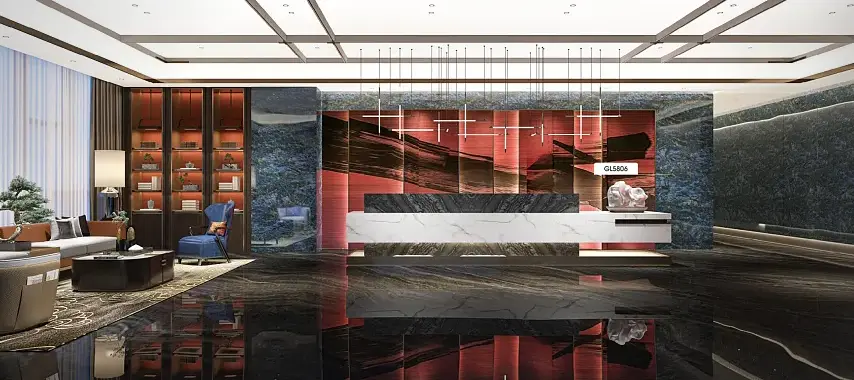 التصميم الحديث رخام فيلم PVC لفة