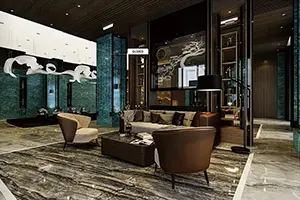 الرخام غير الذاتي PVC/PET Film Roll