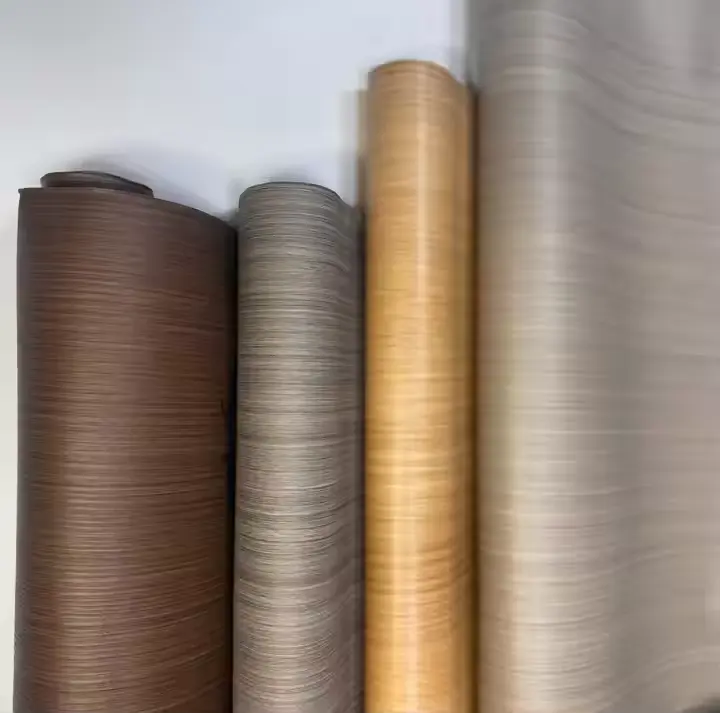 PVC ديكور فيلم خشبي اللون PVC احباط للباب