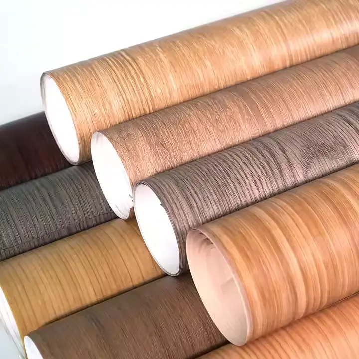 تأثير الخشب PVC PET PP فيلم المطبخ فينيل